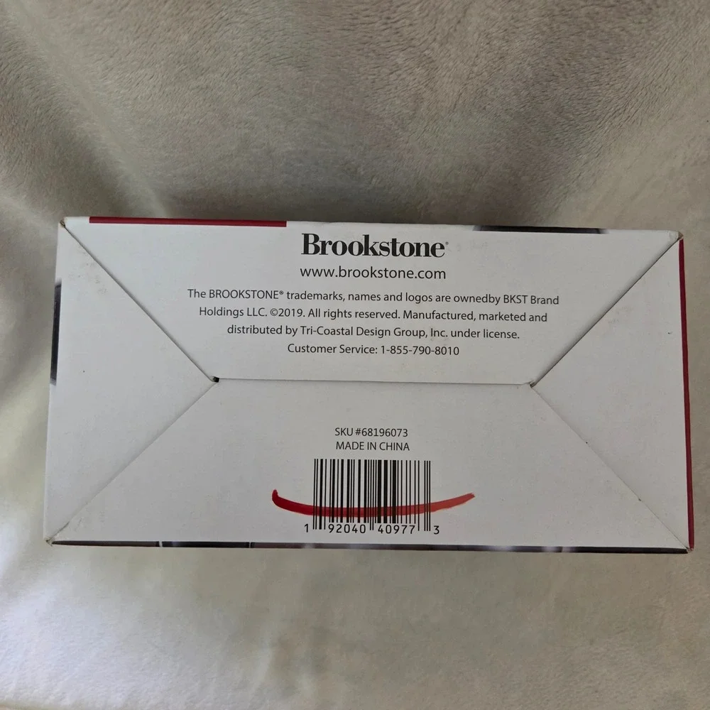 Brookstone Compact Wine Opener Lever Pull Chrome Foil Cutter Extra Spiral NEW